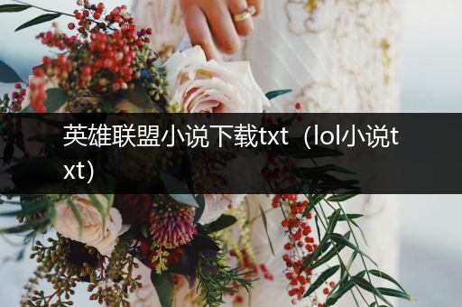 英雄联盟小说下载txt（lol小说txt）