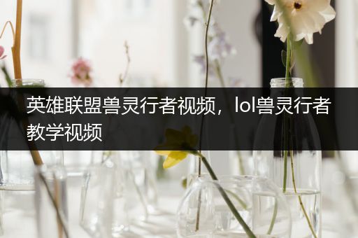 英雄联盟兽灵行者视频，lol兽灵行者教学视频