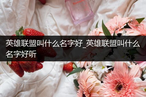 英雄联盟叫什么名字好_英雄联盟叫什么名字好听