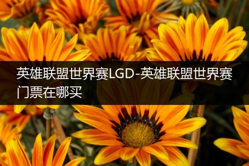 英雄联盟世界赛LGD-英雄联盟世界赛门票在哪买