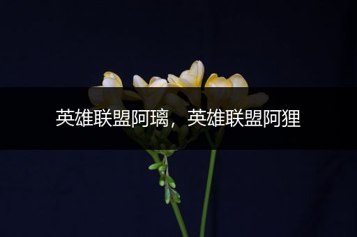 英雄联盟阿璃，英雄联盟阿狸