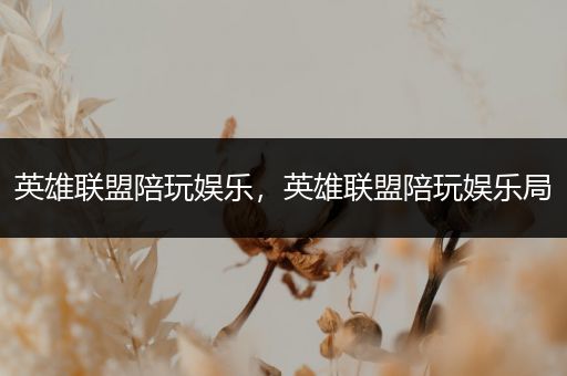 英雄联盟陪玩娱乐，英雄联盟陪玩娱乐局