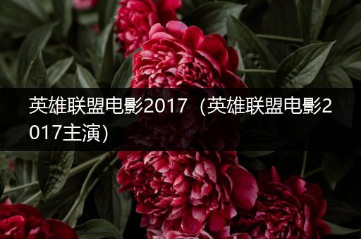 英雄联盟电影2017（英雄联盟电影2017主演）