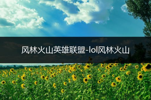风林火山英雄联盟-lol风林火山