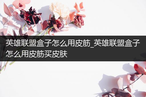 英雄联盟盒子怎么用皮筋_英雄联盟盒子怎么用皮筋买皮肤