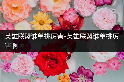 英雄联盟谁单挑厉害-英雄联盟谁单挑厉害啊