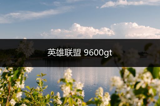 英雄联盟 9600gt